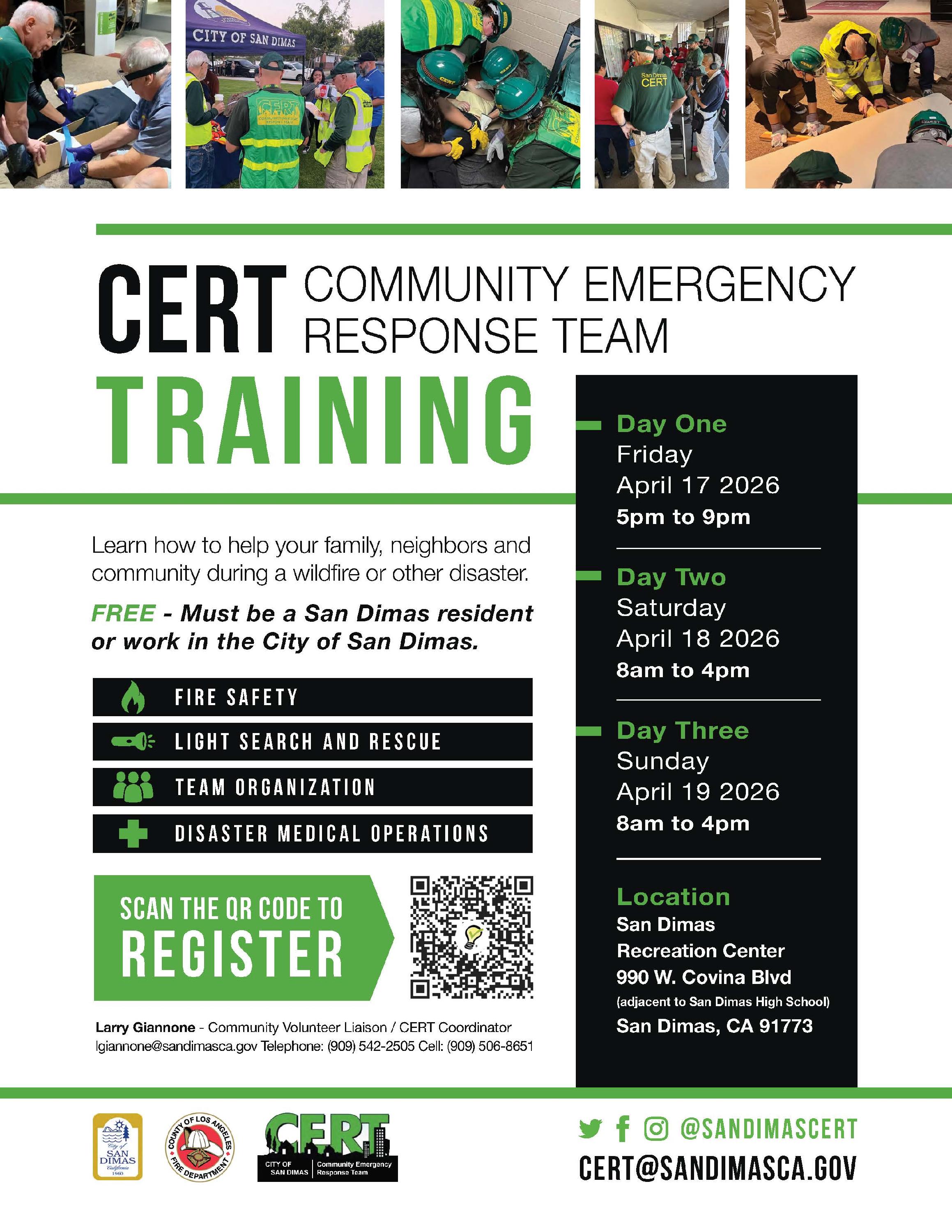 CERT Class April 2026